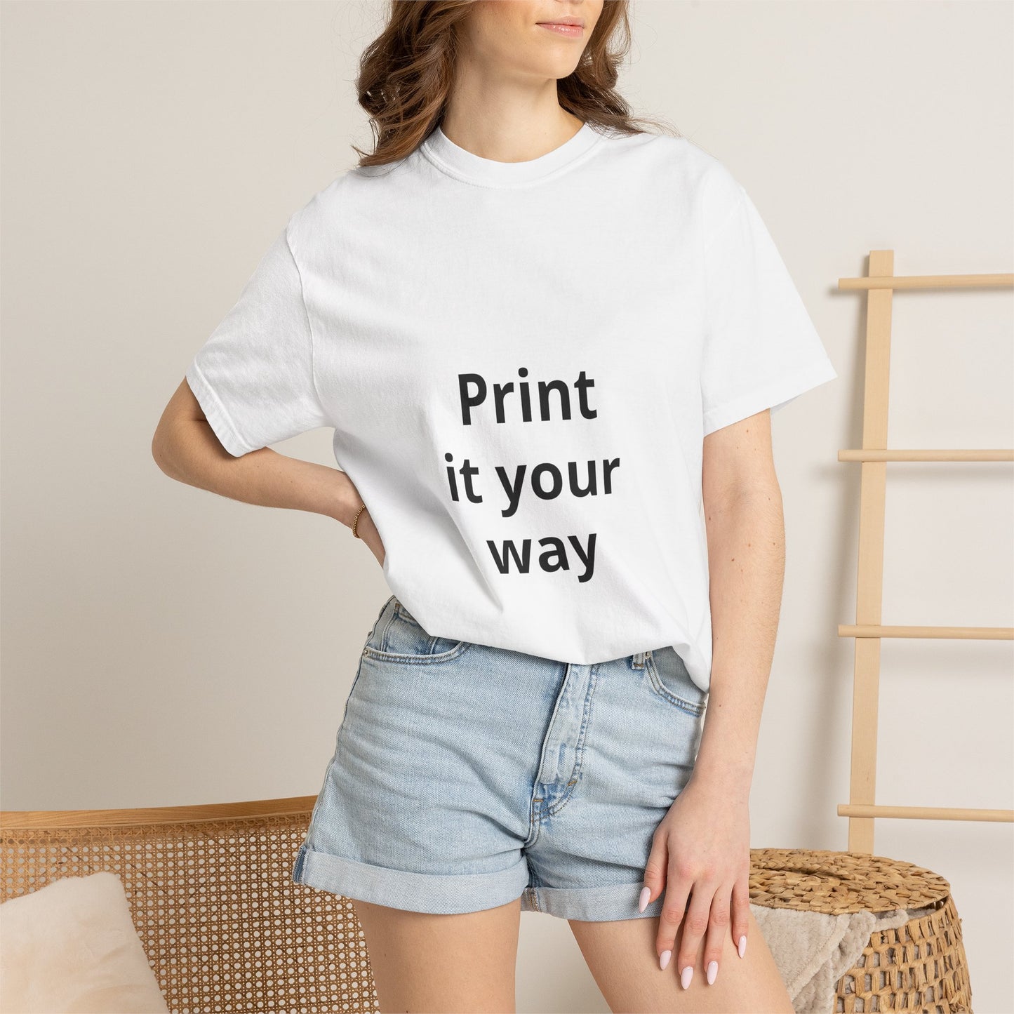 T-Shirt — "Print it Your Way" Custom Graphic Tee